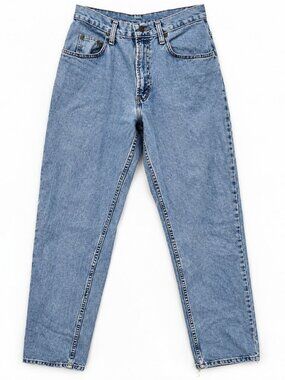 Vintage 90s Mossimo Gene Jeans 30 High Rise Pleated Tapered Made USA